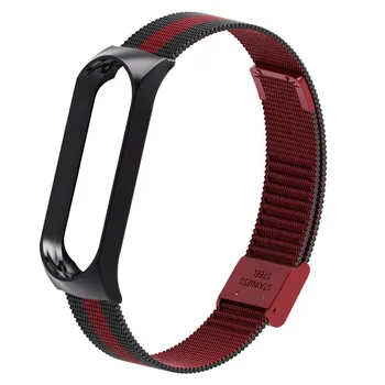 

Oaoyeer Smart Wrist Band Bracelet Strap for Xiaomi Mi Band 3 4 MiBand 4 3 Strap Metal Bracelet Stainless Steel Wrist Strap Z2
