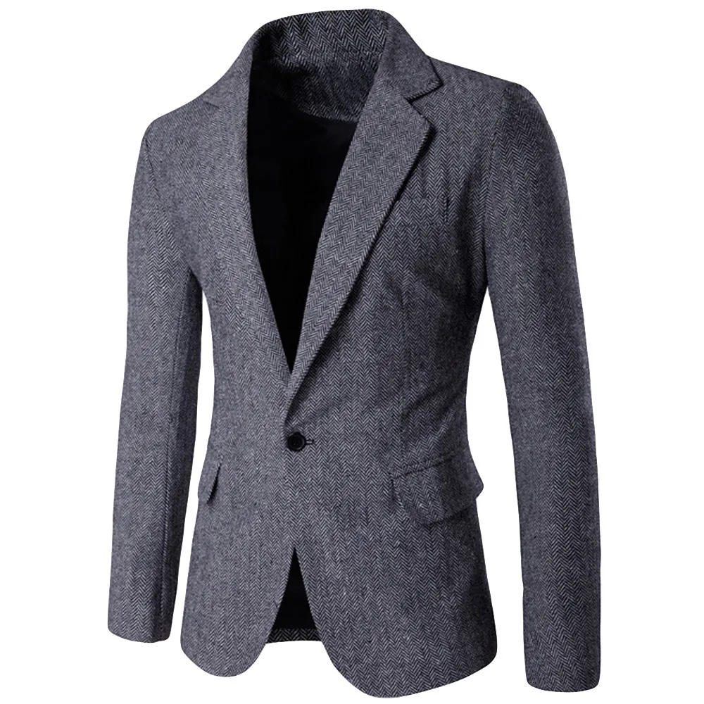 Высококачественный мужской модный брендовый Блейзер Британский Стиль Повседневный приталенный мужской пиджак фабричные блейзеры из ткани Мужское пальто