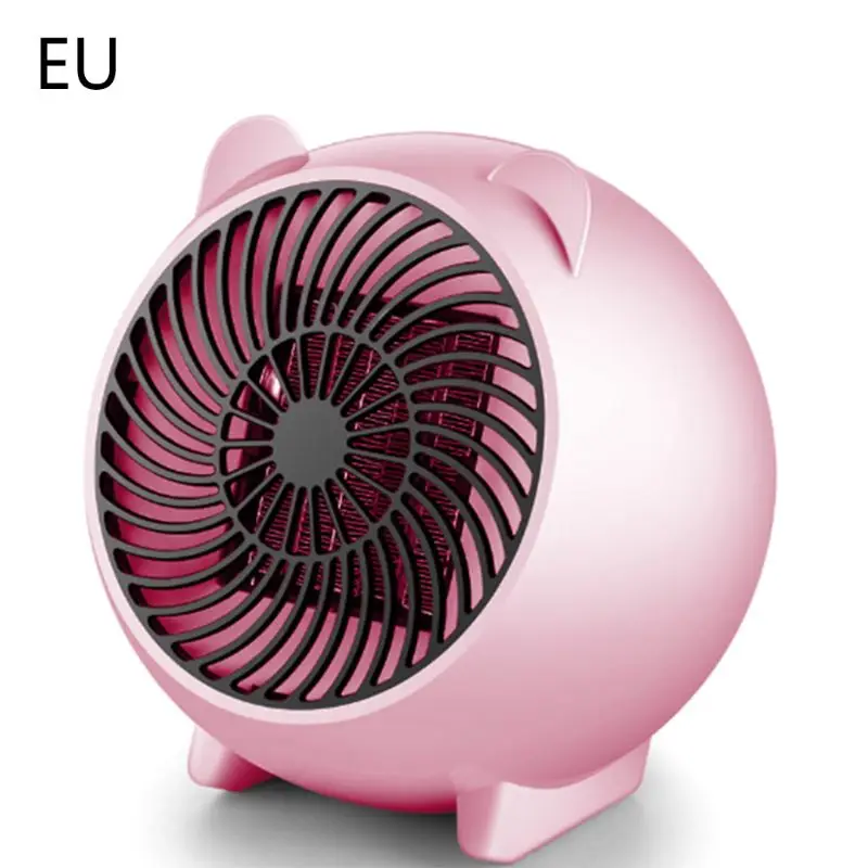 pink ЕС/JP/США бытовой небольшой электронагреватель милый мультфильм Мини Настольные обогреватели - Цвет: pink