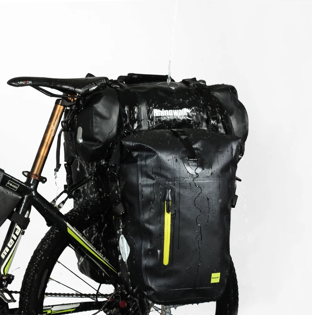 Rhinowalk 20L Waterproof Pannier Bag Multifunctional Bike Bag High Capacity Bicycle Bag Shoulder Bag Bike Accessory