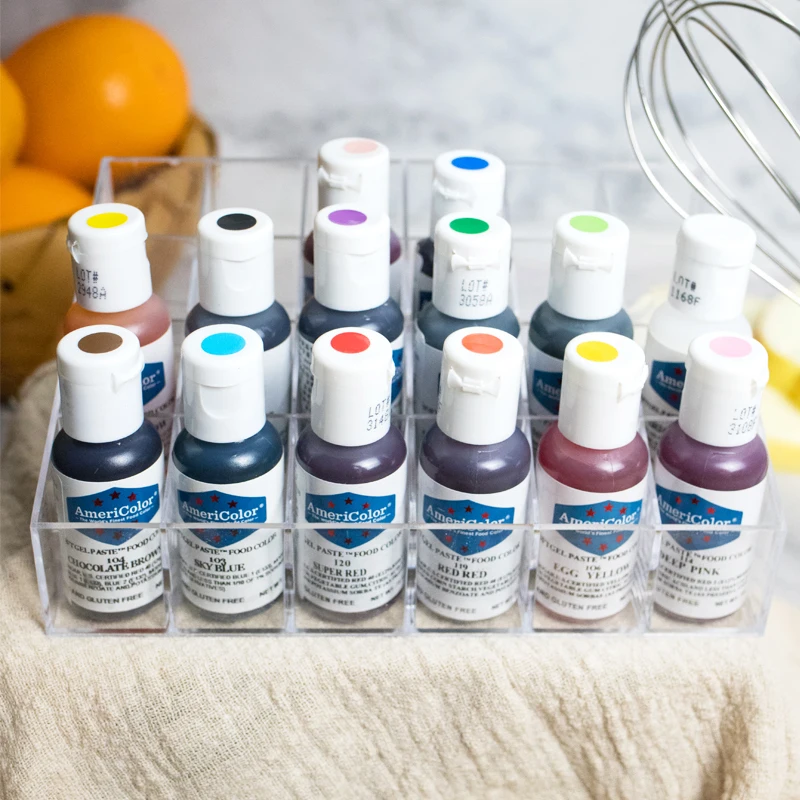 

Free Shipping America Americolor Natural Edible Pigment 41colors Color Cream Fondant Cake Macaroon Cream Pigment 1PCS 21g