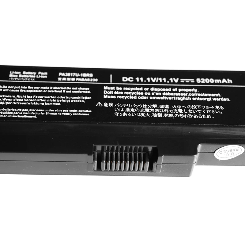Аккумулятор Golooloo для ноутбуков Toshiba PA3817U PABAS227/228 Satellite L750/03C 14E/14F/14G/BT5N11 6