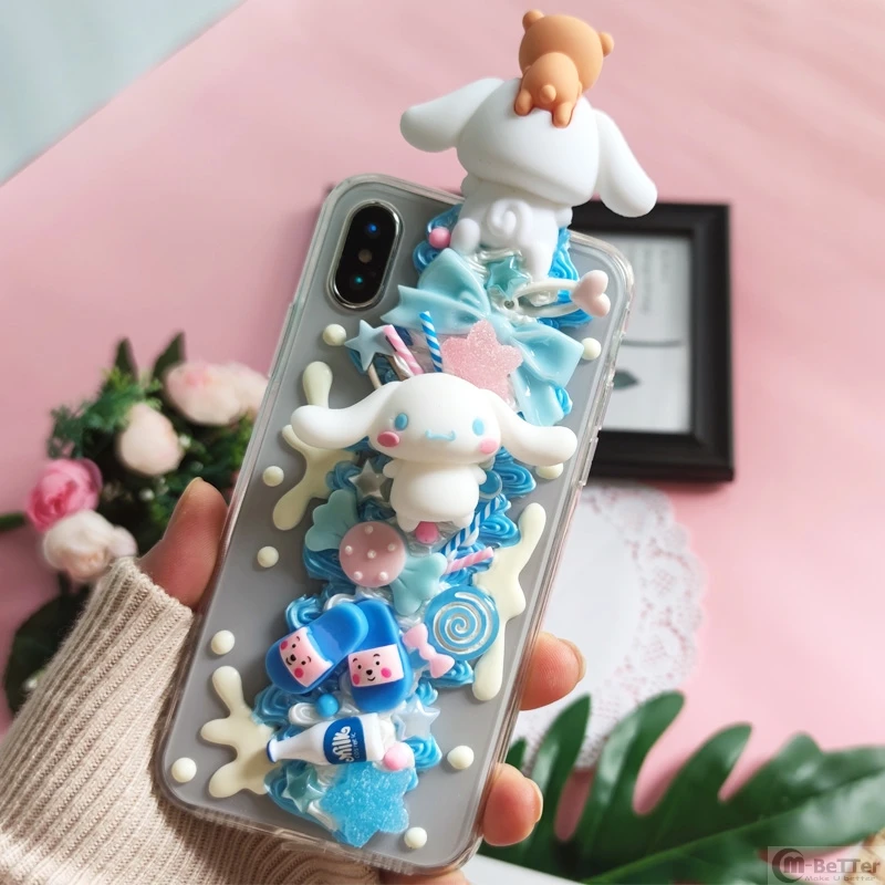 DIY case For Samsung s20 ultra 3D Cinnamoroll Phone Cover Note 8/9/10+ Cute Dog cream shell Galaxy s7edge handmade s8/s9 s10plus DIY case For Samsung s20 ultra 3D Cinnamoroll Phone Cover Note 8/9/10+ Cute Dog cream shell Galaxy s7edge handmade s8/s9 s10plus