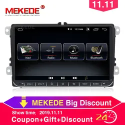 MEKEDE 9 дюймов сенсорный экран Android8.1 аудио автомобиля для passat b7 b6 golf 5 Polo Tiguan octavia поддержка gps navi Ipod BT радиомикрофон