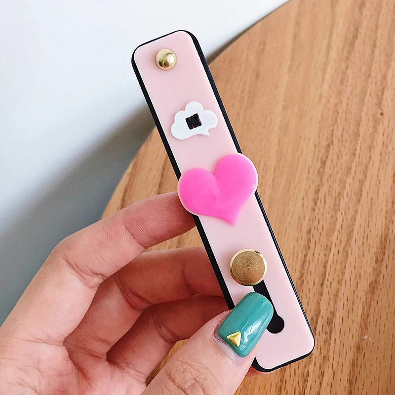 Милый аниме мультфильм держатель телефона push-pull finger Stand grip Ring ремешок на запястье мобильный универсальный мобильный телефон кронштейн для iphone - Цвет: 56