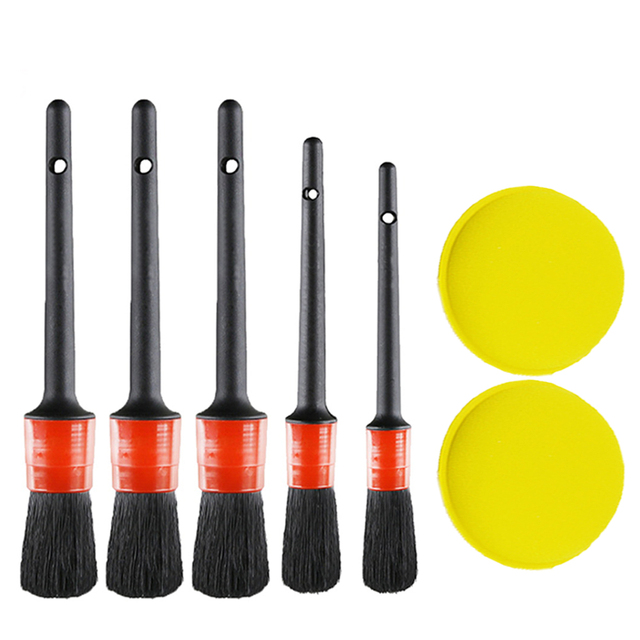 Detailing Brush Drill Brush Detail Brush Set For Auto Air Vents Wheel Rim Car Wash Foam Polish Pad Car Cleaning Brush