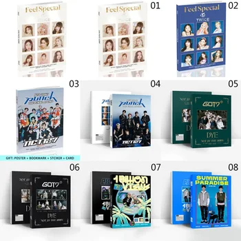 

Kpop GOT7 TWICE NCT EXO Mini Photobook Album Mini Book Photo Card Fan Collection Gifts