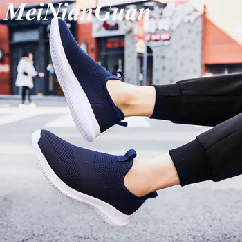 

Plus Size Sneakers Man Air Mesh Loafers Summer Men's Shoes Slip on Shoes Men Hot Sale Casual Shoes Four Seasons Male Shoes K6