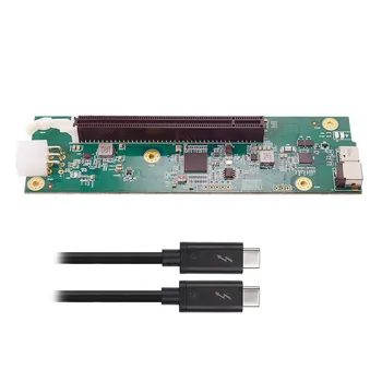 

Zihan Type-C Thunderbolt 3 to PCI Express PCI-E 16x Desktop Graphics Card SSD Nvme NGFF M-key Card Cable