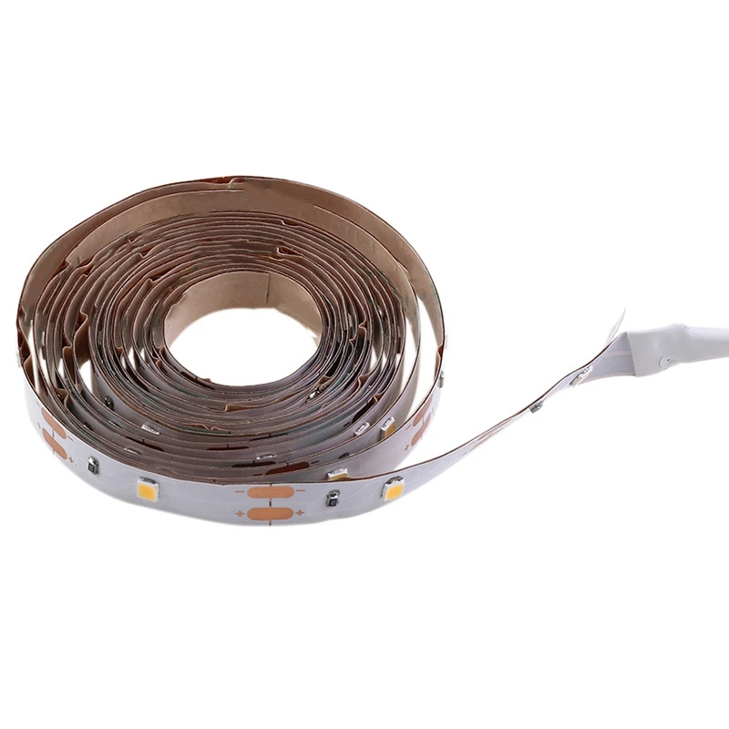2M Flexible USB LED Lights Strip Ribbon 3528Smd 120Leds 5V Waterproof Warm White 2Pcs