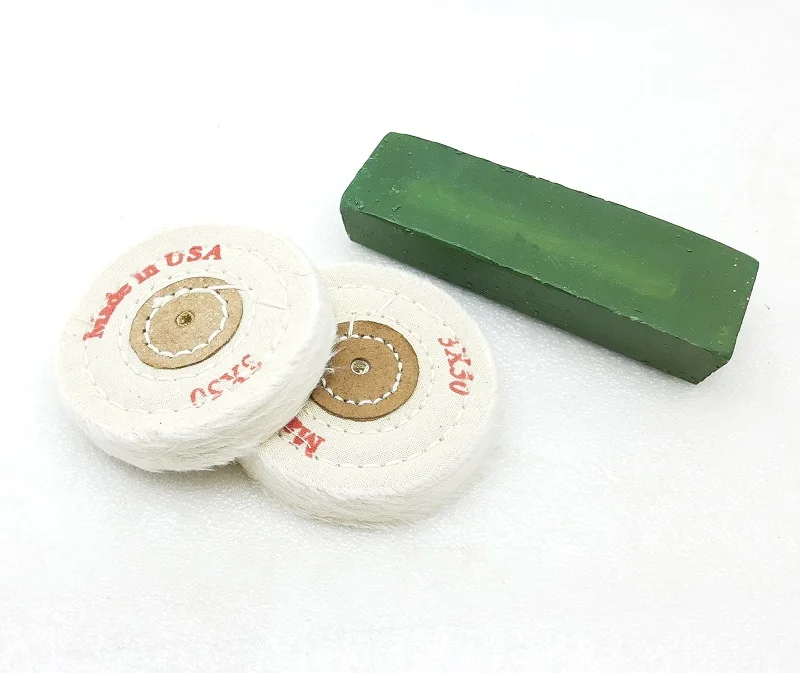 New 3pcs/set Polishing Paste Wax With Cotton Wheel For Metal Abrasive Tools AliExpress