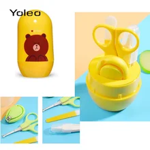 Детский набор для ухода за волосами ногтей, забота о здоровье, термометр, очиститель носа, зубная щетка, безопасные инструменты, Набор щеток для ухода за новорожденными