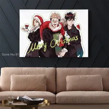 High Definition Printing Japanese Anime Jujutsu Kaisen Prints Canvas Poster Creative Picture Wall Art Home Interior Decoration