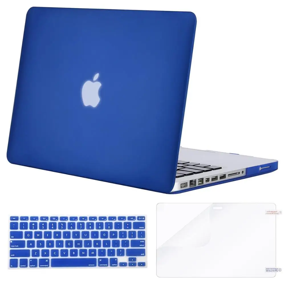 Blue Чехол MOSISO для Macbook Pro 13 дюймов, чехол для ноутбука Macbook Pro 13 CD Drive A1278 2008-2012+ силиконовый чехол для клавиатуры - Цвет: Blue