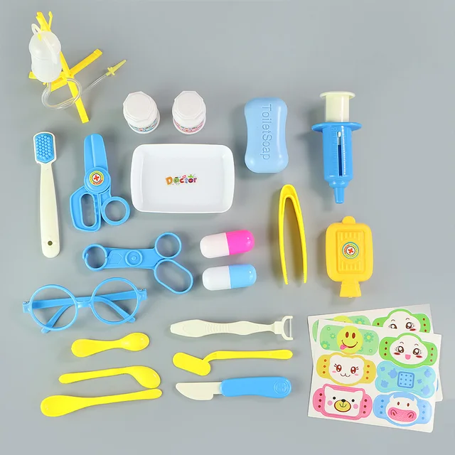 51pcs Doctor Toys for Children Set Kids Pretend Play Kit Games Educational toys Hospital Accessorie Medical Kit Nurse Tools Toys 5
