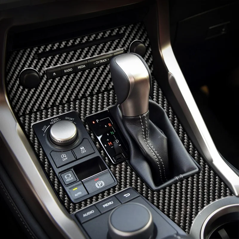 CD Панель рамка черная наклейка из углеродного волокна для Lexus NX200 200T 300H