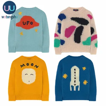

Winter Kids Boys Girls Knit Sweaters Toddler Cartoon Warm Clothing Fall Children TAO Tops Outwear Clothes Autumn