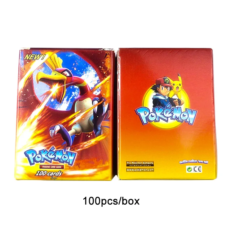 Игрушки Takara Tomy, хобби, игровая коллекция карт, коллекция 100 штук, блестящие карты, английский Покемон, тренер, GX EX карты - Цвет: 100pcs GX cards