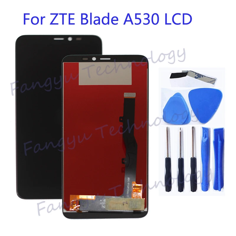 

5.45'' Full LCD For ZTE Blade A530 LCD Display Touch Screen Digitizer Assembly Repair+tools