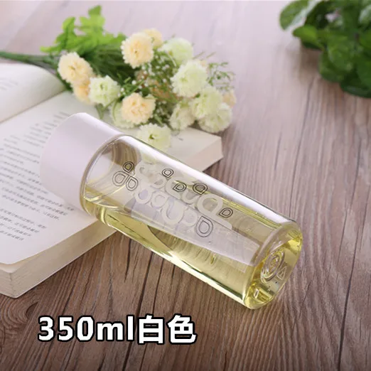 Космическая чашка портативная чашка для воды Мужская и Женская Студенческая симпатичная чашка с ручкой пластиковая чашка - Цвет: Gray