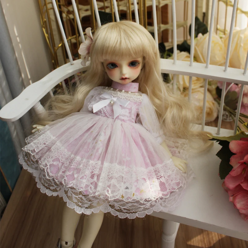 BJD кукла платье Blyth платье 1/6 1/4 платье костюм розовая цветная Кукла Одежда для 1/6 1/4 BJD Blyth платье для куклы кукла аксессуары