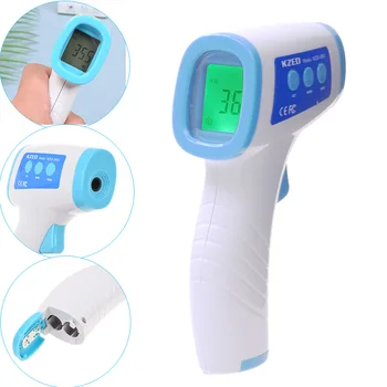 

Digital Thermometer Gun Non-Contact Far Infrared Household Temperature Gun Forehead Thermometer Gun LCD Screen Display