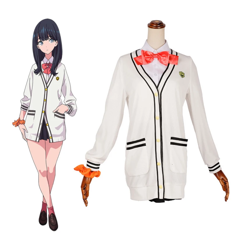 

Newest Anime SSSS.Gridman Cosplay Costumes Rikka Takarada Cosplay School Uniform Halloween Christmas Party Customized Carnival