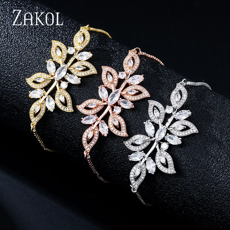 Модный Регулируемый браслет с кубическим цирконием и бабочкой для женщин