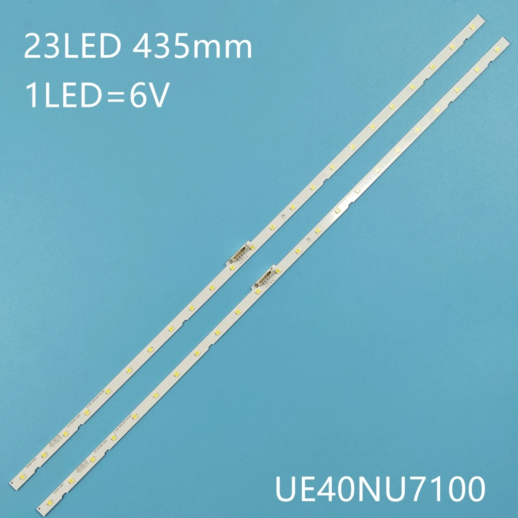 

2 PCS LED backlight strip for Sams ung UE40NU7100 UN40NU7100 40NU7100 UE40NU7120 LM41-00550A 00549A BN61-15481X CY-NN040HGLV3V