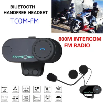 

800m BT Motorcycle Helmet Bluetoorh Headset FM Radio casco capatece moto Helmet Bluetooth Intercom TOM-VB