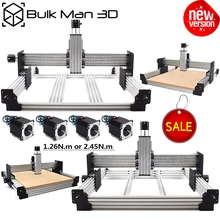 Mais novo workbee cnc máquina de roteador kit com sistema de tensão tingle 4 eixo gravador fresadora com/sem motor deslizante