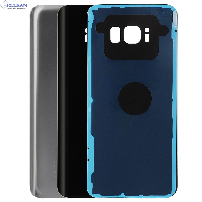10 шт. Catteny S8 G950 задняя крышка чехол для Samsung Galaxy S8 G950 Задняя стеклянная задняя батарея корпус двери Запасные насадки для ремонта