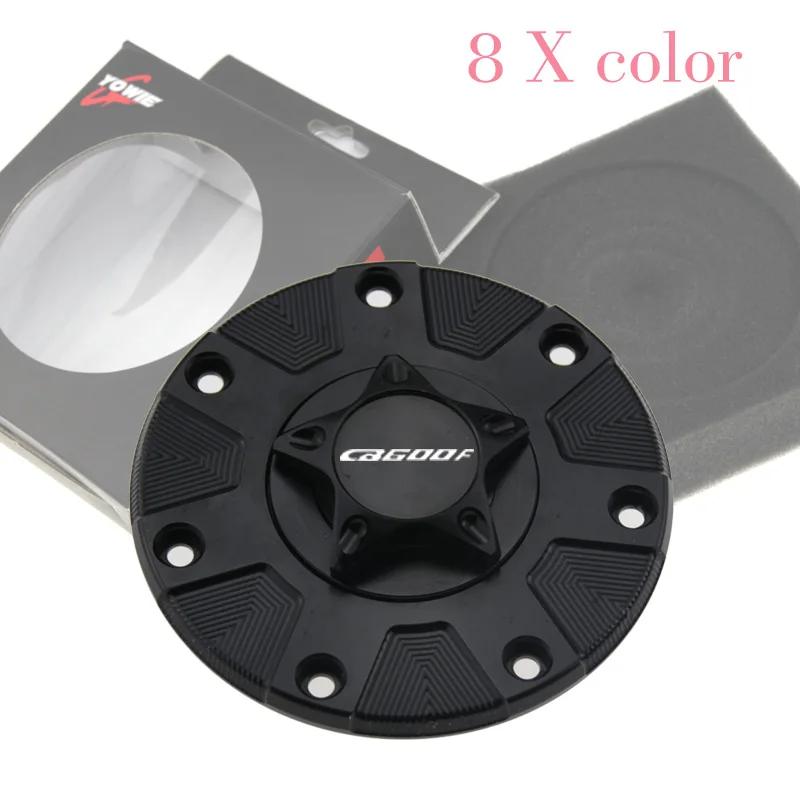 

CNC алюминий Keyless аксессуары для мотоциклов Топливный бак газа крышка крышки для HONDA CB600F 2011-2013 Hornet