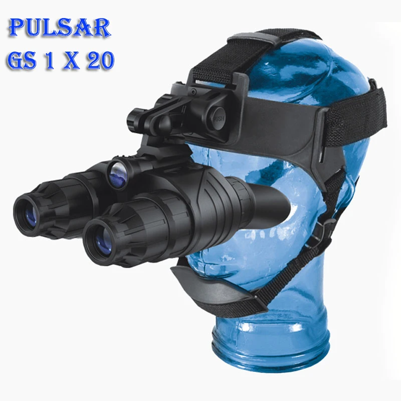 Бинокль с ночным видением Pulsar GS 1X20 тактические темные ночные очки креплением на