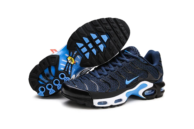 NIKE AIR MAX PLUS TN дышащая Спортивная обувь для мужчин на шнуровке на платформе из материала KPU для тенниса 40-45