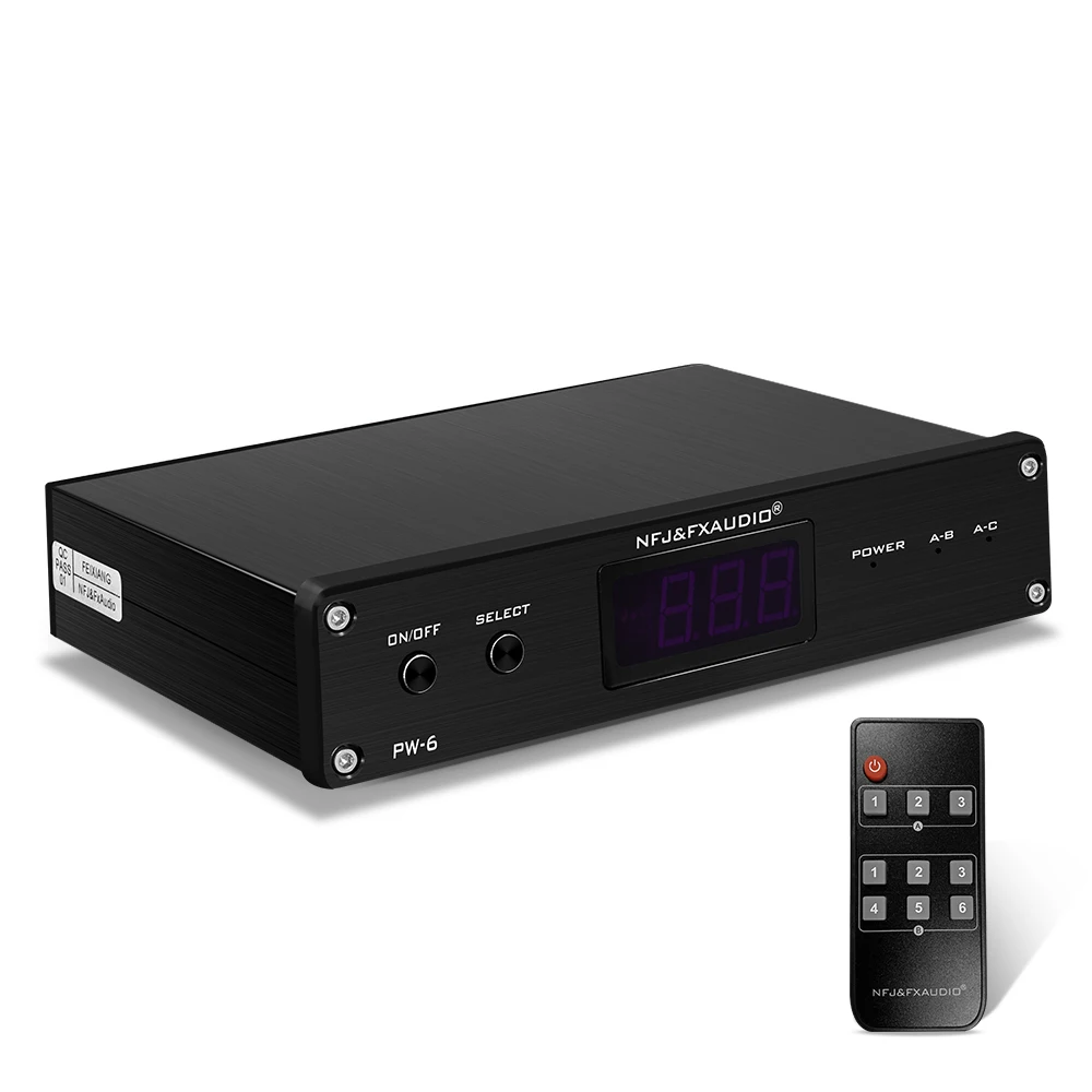 PW-6 усилитель FX-Audio Hi-Fi Цифровой аудиоусилитель переключатель селектор кроссовер
