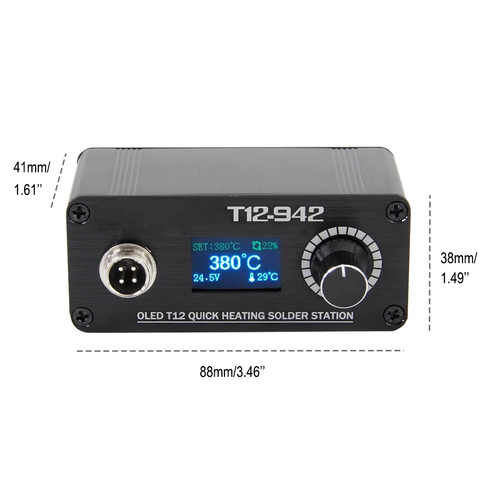 Koop Mini T12 Oled Soldeerstation Electronics Lassen Ijzer Nieuwe Ontwerp Draagbare Digitale Riemen Ksger Verwarming Kit Controller Houder