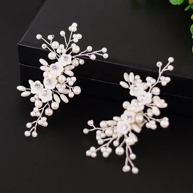 

1 Pc Shoe Clip Simulated Pearl Floral Beads Elegant DIY High Heel Charms Women Shoes Clips Buckle Fashion Sandals Decoration