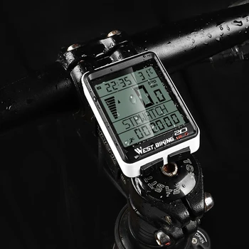 

Bike Computer Speed Meter Digital Multifunction Waterproof Sports Sensors Bicycle Computer Speedometer Watch LED Digital Rate