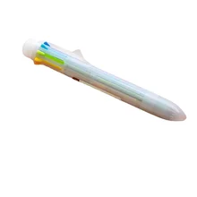 

Cute And Fresh Multifunctional Press Ballpoint Pen 8-Colors Refills 0.7mm Office Accessories School Supplies Student Stationery