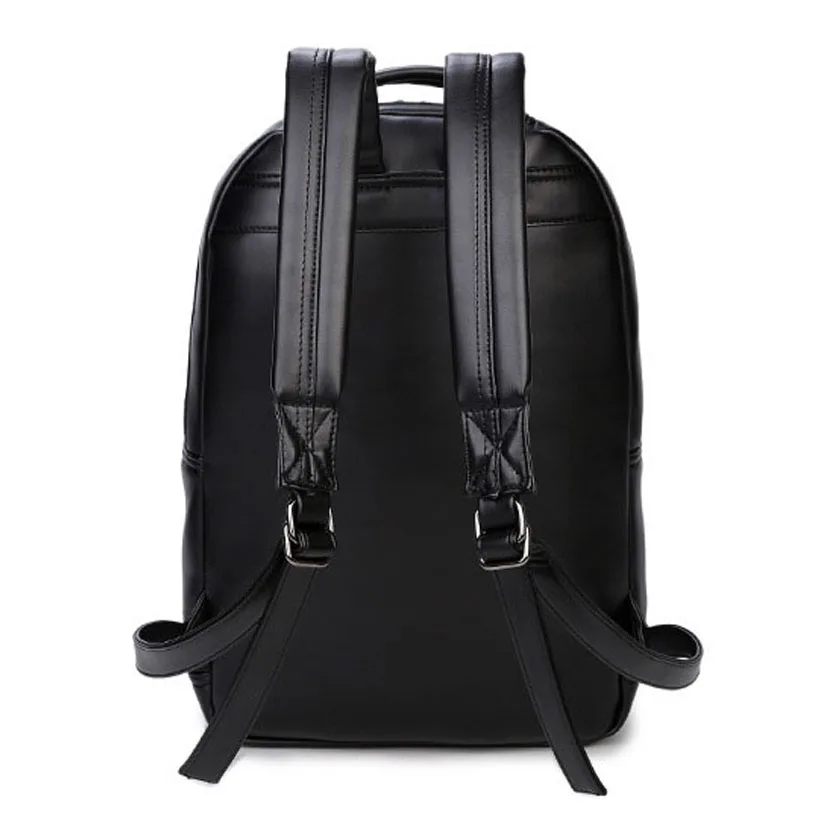 Men Waterproof Backpacks High Quality Thick Leather Backpack Male Leather Fashion Trend Youth Leisure Travel Computer Laptop Bag