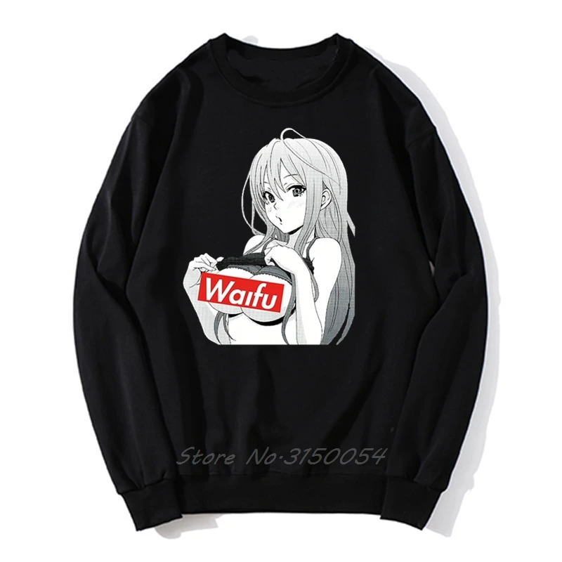 anime waifu hoodie