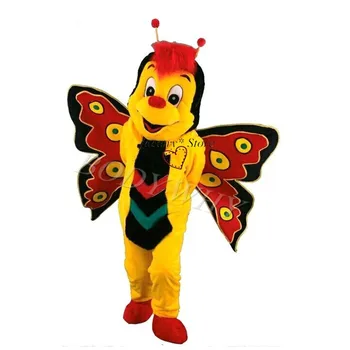

Cute Butterfly Mascot Costume Adults Christmas Halloween Outdoor Party Outfit Fancy Dress Suit Cartoon Character Mascot Costume