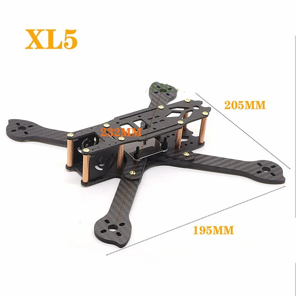XL5/6/7/8/9/232/283/294/360/390 мм Carbon Fiber FPV Raicng каркасный комплект четырехосевая резаком Hexin рамка для дрона с дистанционным управлением