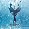 Los hombres sirena cola larga traje de buceo profesional disfraz de cosplay de sirena multicolor traje de baño nadar puesta en escena ► Foto 1/4