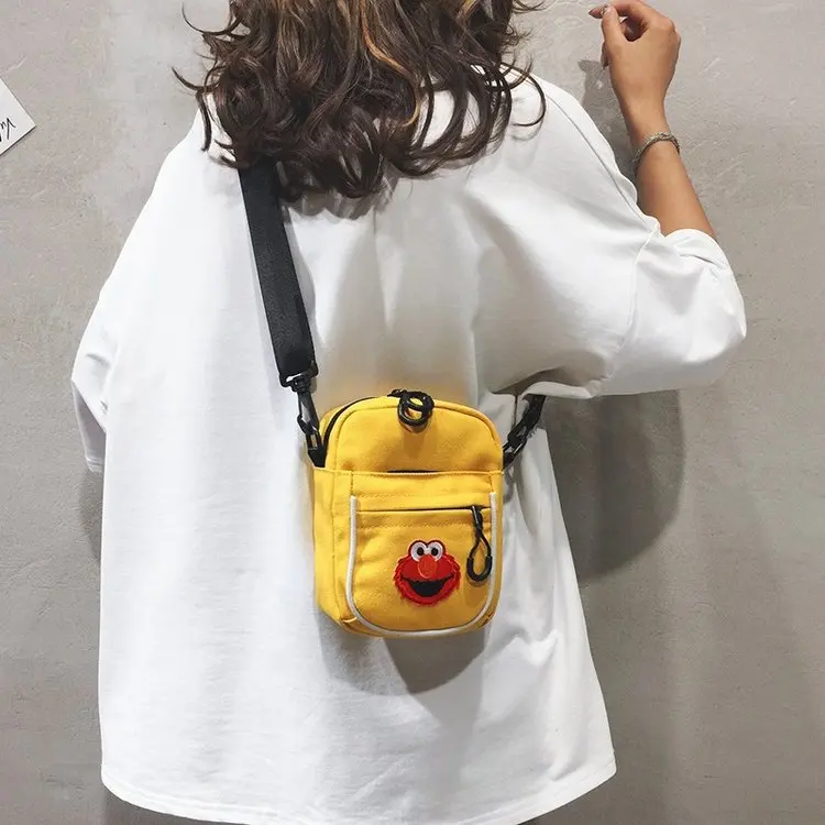 Весна и лето, стиль, модный, клатч, уличная парусиновая простая сумка на одно плечо для женщин, производители W