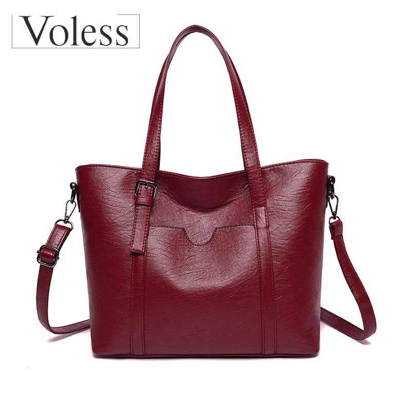 

Women Pu Leather Handbags 2019 Female Shoulder Bag Designer Luxury Ladies Tote Large Capacity Zipper Shoulder Bag Bolsa Feminina