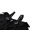 2022 Black Sexy Gothic Shirt Dress With Belt Punk Style Mini Sexy Strap Autumn Female Club Wear Party Off Shoulder Streetwear ► Photo 3/6