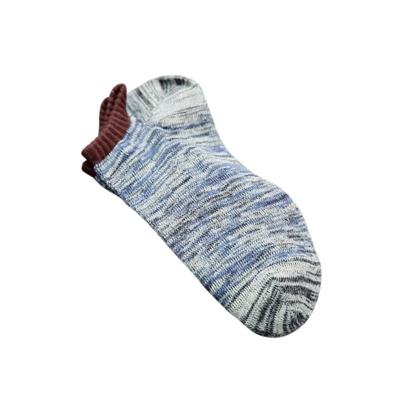 Winter Breathable Casual Ankle Socks Women Men Fashion Striped Boat Socks Low Cut