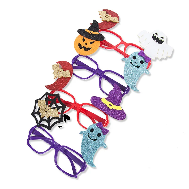 

Halloween Monster Eyeglasses Frame Kindergarten Party Dressed in Men's and Women's Make-up Ball Performing Props Pumpkin funny